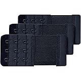 Chanie Donna 3 Pezzi morbido Estensioni reggiseno 3-ganci, 9,4cm x 5,6cm