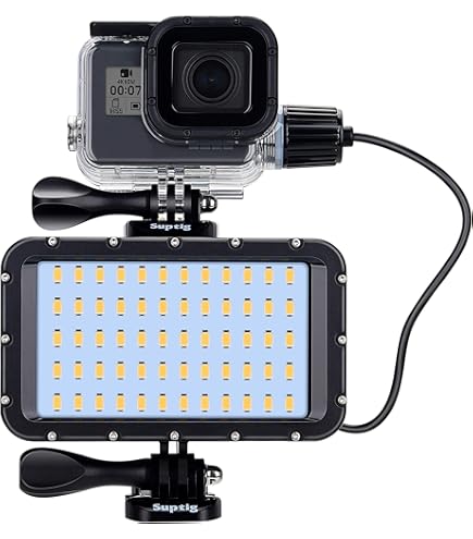 45M Krachtige, Waterdichte LED-video Duiklicht Invullicht Onderwaterlampe Dimbare Continue Uitgangsverlichting voor Camera-licht