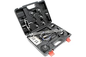 WilTec Adaptateur connecteur Set 11pcs pour purgeur de Frein pneumatique