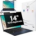 Peslv Magnetic Laptop Privacy Screen 14 inch for 16:10 Computer Monitor, 14" Removable Anti Glare Protector Blue Light Filter Shield Compatible with Lenovo Hp Dell Acer Asus Thinkpad Envy Xps