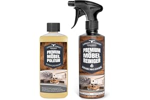 ‎· URBAN FOREST · PREMIUM PRODUCTS SPARSET Premium Möbelreiniger + Möbelpolitur Holz Öl farblos 2x 500ml | Haushaltsreiniger zur Reinigung & Pflege von Holz Möbel & Leder | Möbelpflege & Holzpflege von URBAN FOREST