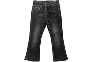 TMK Jeans Lunghi per Bambini, Pantalone Jeans da Ragazzi in Vita Elasticizzata, Pantaloni Denim Blu Junior Bambine Ragazze (cod. 2300)