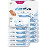 WaterWipes Sensitive+ Newborn &amp; Baby Wipes, 720 Count (Pack of 12), 3-in-1 | 720 3-in-1 wipes that cleanse, protect and care