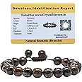 Natural Healing Crystal Bracelet for Women Men - AAA Grade Original Healing Gemstone Adjustable Bracelet for Yoga Reiki Meditation Feng Shui