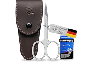 marQus nożyczki do paznokci Solingen Germany – bardzo ostre, z zakrzywionym ostrzem, w etui