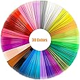3D Pen Filament Refills PLA, 30 Colors 1.75mm Each Color 16.4 Feet Total 492 Feet, 3D Priter Pen Filament for Most Intelligent 3D Pen & 3D Printer (20)