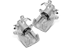 Frankberg 2x Étrier de frein Pince de frein Arrière Gauche Droite Aluminium Compatible avec Golf IV Polo Fabia I Fabia II A3 Leon Ibiza III TT Cordoba R.o.o.m.s.t.e.r Remplacer# 1J0615424F