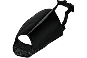 Croci Museruola cane in Nylon, Regolabile, Morbida e Confortevole, Contro Morsi Accidentali, Antiabbaio, Taglia 4/ Circonferenza grande 32 cm