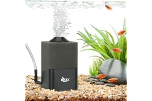 AQQA Filtro in spugna per acquario, filtro silenzioso per filtri biologici e meccanici, filtro interno per acquario, con materiale filtrante