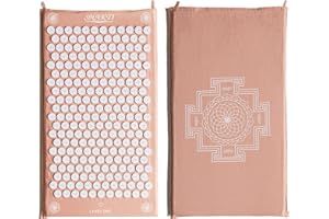 SHAKTIMAT Shakti Premium Acupressure Mat Jaipur Level 1, Sustainable & Durable, Relieves Stress & Tension, Promotes Relaxation & Focus, Ethically Handcrafted Acupuncture Mat in India, Organic Cotton Certified