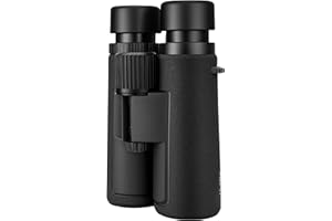 Hontry High Power 10x42 Binoculars for Adults, IPX7 Nitrogen-Filled Waterproof & Fogproof Great for Bird Watching Travel Safari Hunting Concerts (Black)
