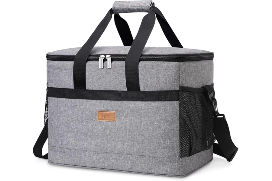 Lifewit Cooler Bag 30/50/60 Cans Collapsible and Insulated Large Lunch Bag Leakproof Soft Cooler Portable for Camping/BBQ/Family Outdoor Activities