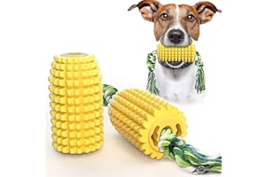 Yuning Giochi per Cani, Giocattolo per Cani di Mais, Gomma Estremamente Resistente per la Pulizia dei Denti, Giocattolo per Cani di Taglia Piccola, Media e Grande (Giocattolo di Mais per Cani)
