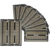 EPLZON Prototype Board Solderable Breadboard Double-Sided PCB Circuit Board for Welding, DIY Electronic Items (Pack of 10, Bl