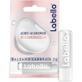 Labello Acido Ialuronico Lip Hydratation Plus Rosé 5.2g, Burrocacao labbra ultra-leggero, Lip balm con acido ialuronico per l