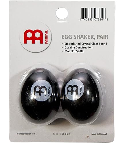 Shaker En Bois Meinl – Modèle Round Wood Shaker Soft En Tilleul – Son Doux Pour Enregistrement Ou Accompagnement Rythmique