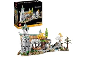 LEGO Icons Der Herr Der Ringe: Bruchtal - Modellbau für Erwachsene - Kreatives Spielzeug mit 15 Minifiguren mit Gandalf, Legolas, Aragorn & Frodo - Kontruktionsspielzeug zum Sammeln - 10316