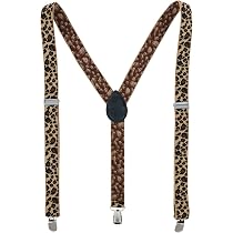 Hosenträger Für Herren – Breites Design, Leopard Muster, Für Partys & Kostüme
