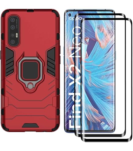 Etui Rabat Officiel OPPO Find X2 Pro – Bleu – Avec Porte-cartes Et Position De Maintien