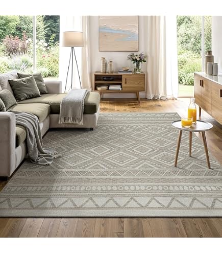 Produktbild von NORTHRUGS In- Und Outdoor Teppich Corsica 80x250cm - Wendeteppich Wetterfest Modern Geometrisches Muster Läufer Für Balkon Terrasse Garten Wintergarten Wohnzimmerteppich Wasserfest In Grau Creme