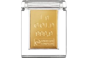 GENERISCH Goldstücke24 - Gold als Geschenk - Goldbarren 1g in hochwertiger Kapsel - Feingold 999.9 (1g Gold)