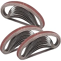 Cinturones Lijado Circonia Metal Uxcell Cinturón De Lijado De Grano 120 De 1 "x 42" Cinturones De Papel De Lija De óxido De Aluminio Para Lijadora De Tira Portátil Acabado De Madera