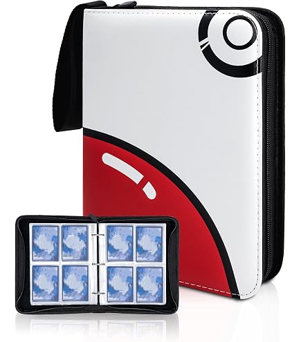 Classeur Cartes à Collectionner CIUTEK - 50 Pages Pour 400 Cartes - Compatible MTG, Pokémon, Yu-Gi-Oh