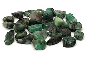 CrystalAge Pietra di smeraldo (15-20 mm) – Pietra singola