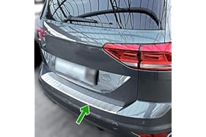 MCPERFORMANCE Protector Parachoques Trasero para TOURAN II | 5T | Desde 2015 Acero Inoxidable MATE Proteccion para Borde del Maletero De Carga