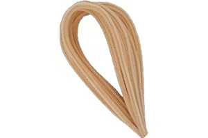 i-mondi® 15 pfeifenreiniger pfeifenputzer bunt zum basteln in hellbraun 50cm lang Ø 8mm Chenilledraht Biegeplüsch pipe cleaner