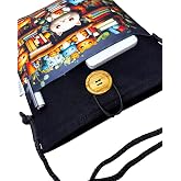 Askılı - Kitap &Ccedil;antası/Tablet &Ccedil;antası/Ebook &Ccedil;antası/Book Sleeve/Tablet Sleeve &ndash; &Ccedil;ıkarılabilir Askı, &Ccedil;ok Ama&ccedil;lı &Ccedil;anta (Kediler
