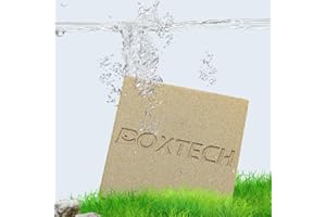 boxtech Medios de Filtro de Acuario, Medios de Filtro biológico de cerámica para peceras Marinas y de Agua Dulce, Dos Piezas