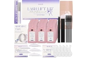 ‎CALAILIS CALAILIS Wimpernlifting Set, 2025 Aktualisierte Lash Lifting Set, Semi-Permanente Wimpern Curling Wimpern Perm Kit Geeignet für Salon und DIY zu Hause Verwenden Wimpern Perm Kit für Anfänger