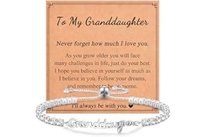 Shuxin Birthday Gifts for Women Girls, Sparkling Cubic Zirconia Tennis Bracelet Gifts, Christmas Mothers Day Graduation Presents for Her