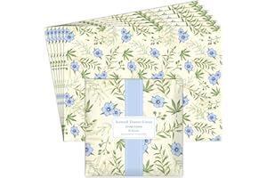 DERDUFT Linen Scented Drawer Liners, 6 Sheets Scent Paper for Drawers, Wardrobes, Shelves & Cupboards, Linen Fragrance for Closet