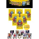 Panini Fifa 365 Adrenalyn XL 2026 Trading Card Futbolcu Kartları 5 Paket (30 Kart) TYBVQ9SOXUC85HC876