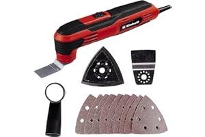 Einhell Herramienta multifunción TC-MG 250 CE (250 W, 22000 a 44000 mín-1 número de oscilaciones, portaherramientas magnético, electrónica de velocidad de giro, incl. accesorios)