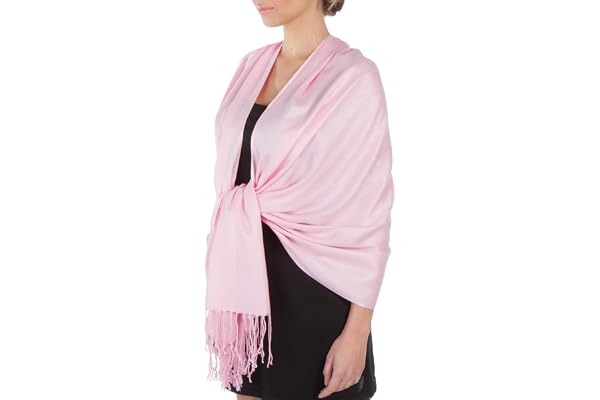 Sakkas Silky solide Pashmina souple Shawl Wrap Stole