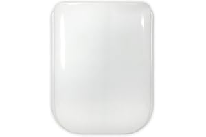 ESTOLI S.A. | TAPA WC COMPATIBLE | GALA 2000 | TONCA - CONCA IDEAL STANDARD | ASIENTO INODORO | FÁCIL INSTALACIÓN Y LIMPIEZA | MUY RESISTENTE | 44 x 34 x 4 cm (Blanco)