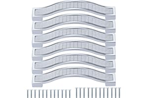 TsunNee - 6 maniglie per armadietti con strass scintillanti, moderne, per ante di mobili e cassetti, distanza tra i fori: 96 mm