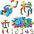 CloudTech® Colorful Creative Pipe Puzzle Building Blocks for Kids/Pipe Puzzle Building (Multi Colored)
