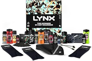 Lynx Gift Set Advent Calendar 2025, The Ultimate 24-day gift set for him - Includes Shower Gel, Deodorant, Antiperspirant & More
