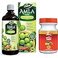 Dabur Amla Juice Rich Source of Vitamin C and Antioxidants for Immunity -1L & Triphala Churna Ayurvedic Remedy For Gastro Intestinal Health - 500g