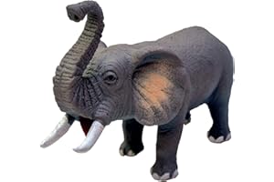 Rep Pals - Słoń, rozciągliwa zabawka od DeluxeBase Super elastyczne repliki zwierząt, które czują się jak prawdziwe, świetne dla dzieci