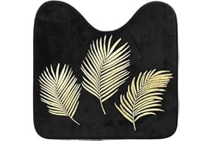 1001KDO POUR LA MAISON Tapis Contour de WC Orbelles Noir