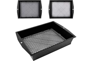 FairFox Tamis de Jardin réglable - Respectueux de l'environnement - 100% Plastique recyclé - Tamis à Sable, passoire à Terre ou à Compost - Notre Tamis Vibrant Peut Tout Faire