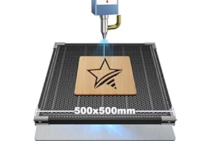 Bsdonte Maszyna do grawerowania laserowego Honeycomb – 500 x 500 mm, siatka o strukturze plastra miodu, do grawerowania laserowego, stół roboczy do wycinania laserowego, narzędzie do grawerowania,