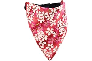 Newtensina süß Katzen Bandana Blume Kitten Halsband mit Bandana entfernbar Weihnachten Hündchen Bandana für Hunde Katzen - Rot - XS