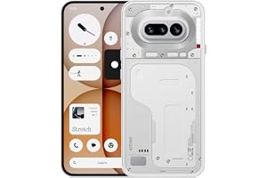 Nothing Phone (4a) - 50 MP Triple Camera with Up To 70X ultra Zoom, Long Lasting Battery and 50W Fast Charge, 120Hz AMOLED Display and Glyph Bar, 8GB + 128GB - White (UAE Type Approved)