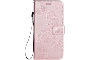 FEYYXI Handyhülle für Vivo Y15/Y17/Y12/U10/Y3 Hülle Leder Schutzhülle Brieftasche mit Kartenfach Stoßfest Handyhülle Case für Vivo Y15 - FEKT42502 Rosa Gold
